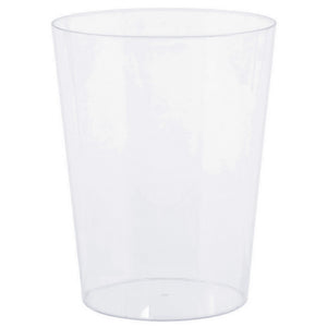 Cylinder Container Clear Plastic Large 19cm