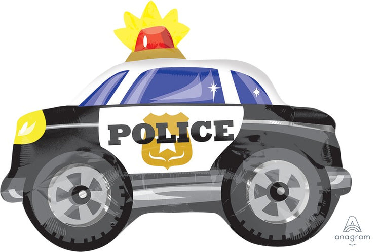 Junior Shape XL Police Car Balloon