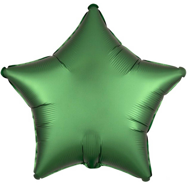 45cm Standard XL Satin Luxe Emerald Star Balloon