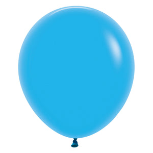 Sempertex 45cm Fashion Blue Latex Balloons 040 6PK Pack of 6