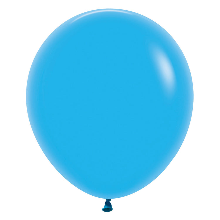Sempertex 45cm Fashion Blue Latex Balloons 040 6PK Pack of 6