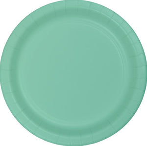 Fresh Mint Green Banquet Plates Paper 26cm Pack of 24