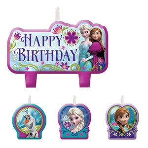 Disney Frozen Candles Pack of 4