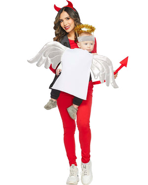 Baby and Me Devil and Angel Baby and Adult Costume