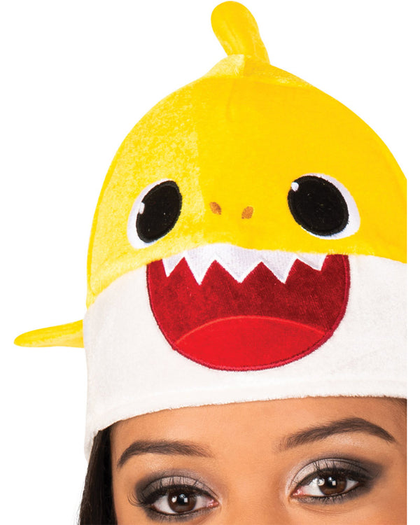 Baby Shark Yellow Adult Hat