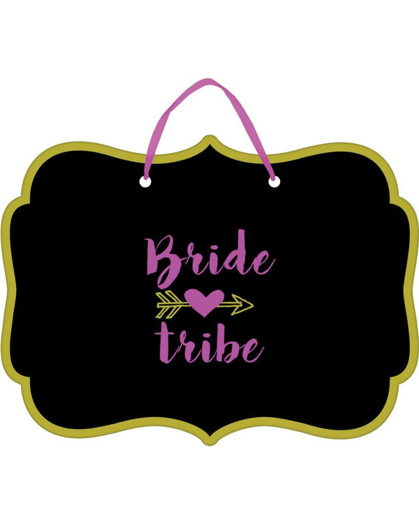 Bachelorette Bride Tribe Chalkboard Sign
