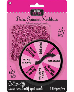 Bachelorette Party Spinning Dare Pendant