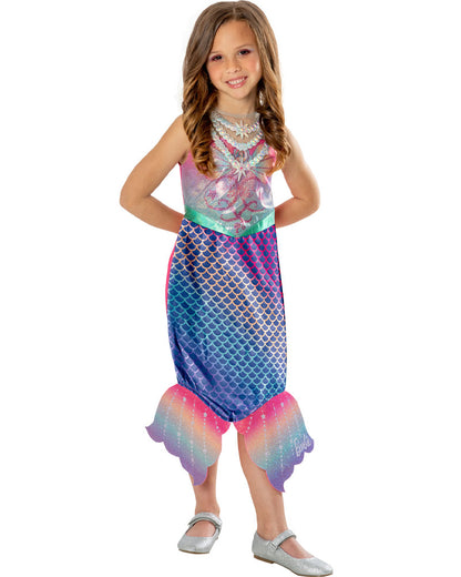 Barbie Colour Change Mermaid Girls Costume