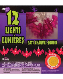 Bat 12 String Lights