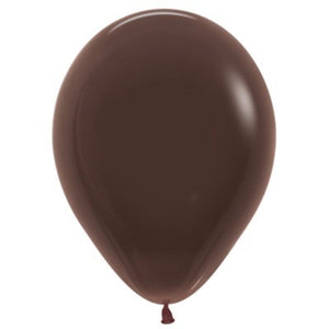 Sempertex 30cm Fashion Chocolate Latex Balloons 076 25PK Pack of 25
