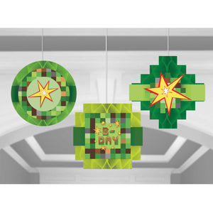 TNT Party! Honeycomb Hanging Decorations Pack of 3