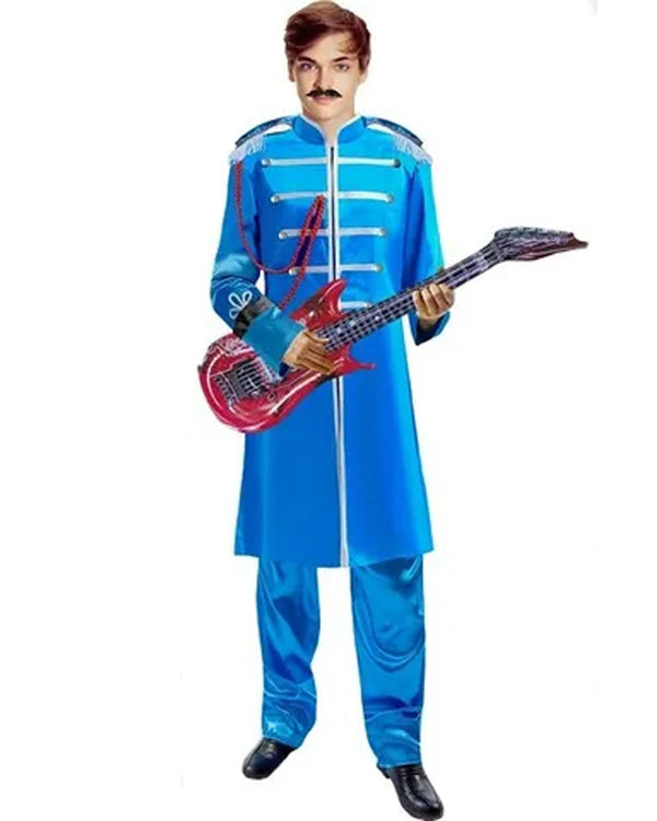 1960s Band Blue Mens Costume
