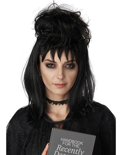 Beetle Girl Short Black Wig