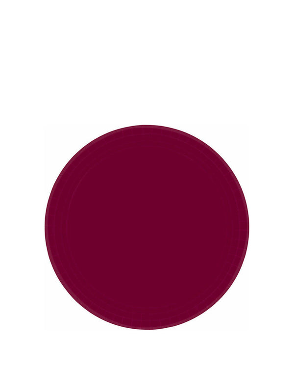 Berry 17cm Round Paper Plates Pack of 20