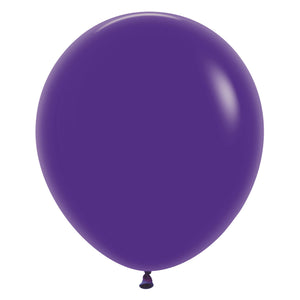 Sempertex 45cm Fashion Purple Violet Latex Balloons 051, 6PK Pack of 6