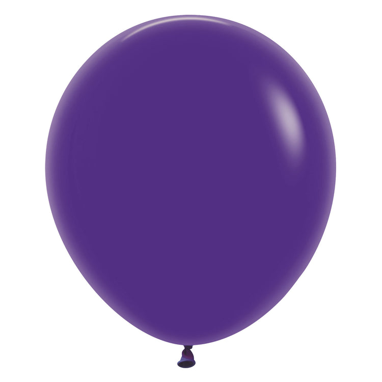 Sempertex 45cm Fashion Purple Violet Latex Balloons 051 6PK Pack of 6