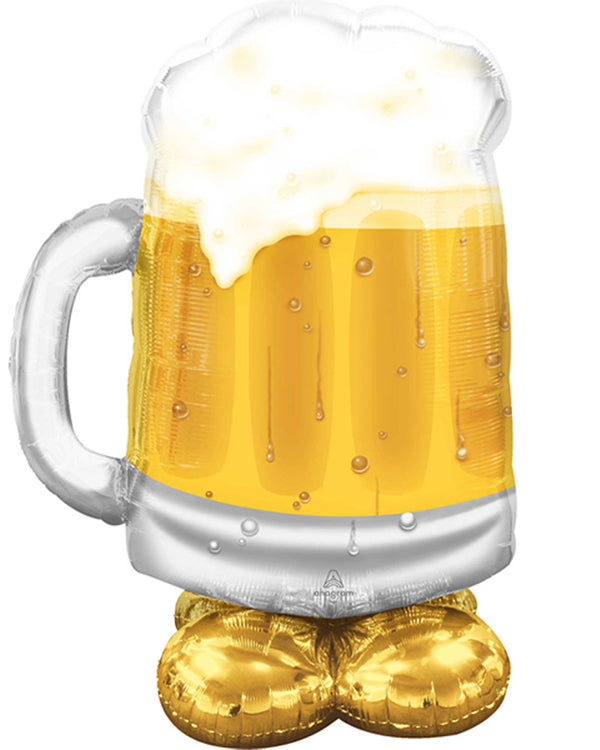 Big Beer Mug AirLoonz Foil Balloon 124cm