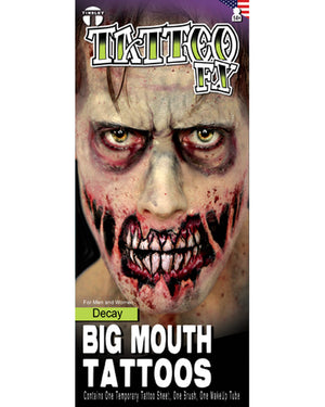 Big Mouth Decay Tattoo Set