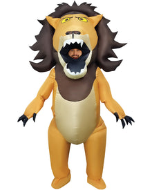 Big Mouth Lion Inflatable Adult Costume