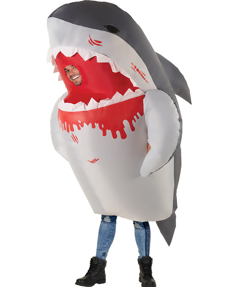 Big Mouth Shark Inflatable Adult Costume