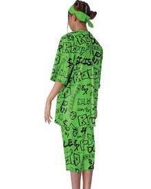 Billie Eilish Green Classic Kids Costume