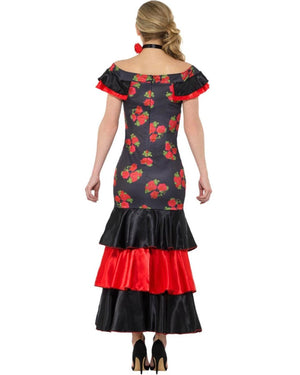 Black and Red Flamenco Womens Costume