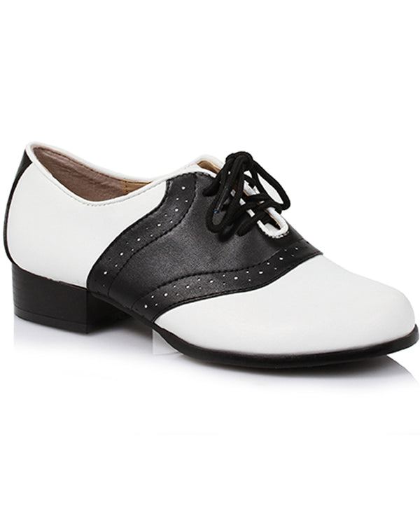 50s Black and White Saddle Womens Shoes