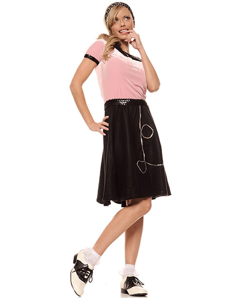 50s Black and White Saddle Womens Shoes