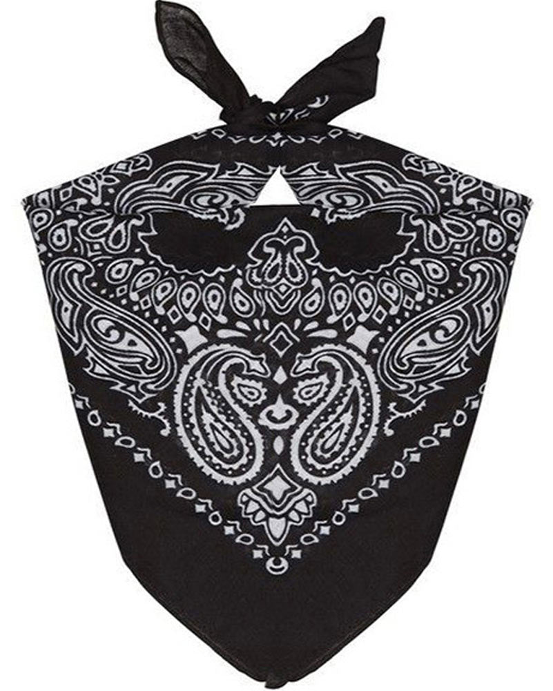 Black Cowboy Bandana