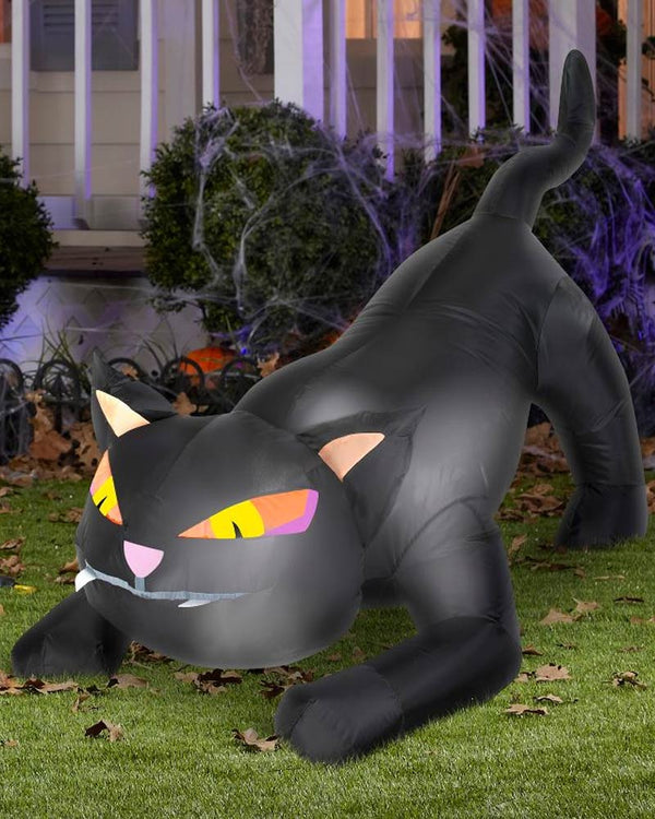 Black Cat Small Outdoor Lawn Inflatable 60cm (US PLUG)
