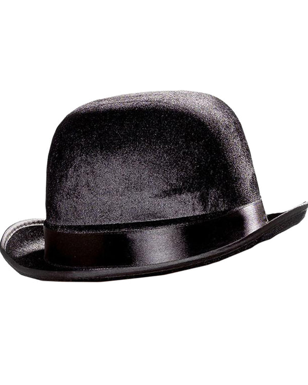 20s Black Derby Bowler Hat