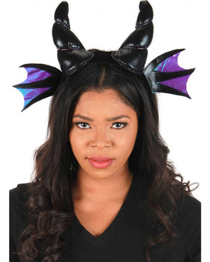 Black Dragon Deluxe Horns Plush Deluxe Headband