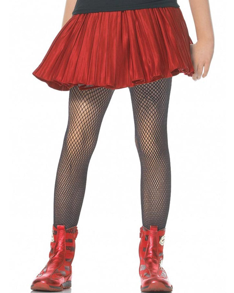 Black Fishnet Girls Stockings