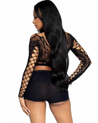 Black High Waist Shape Wear Shorts