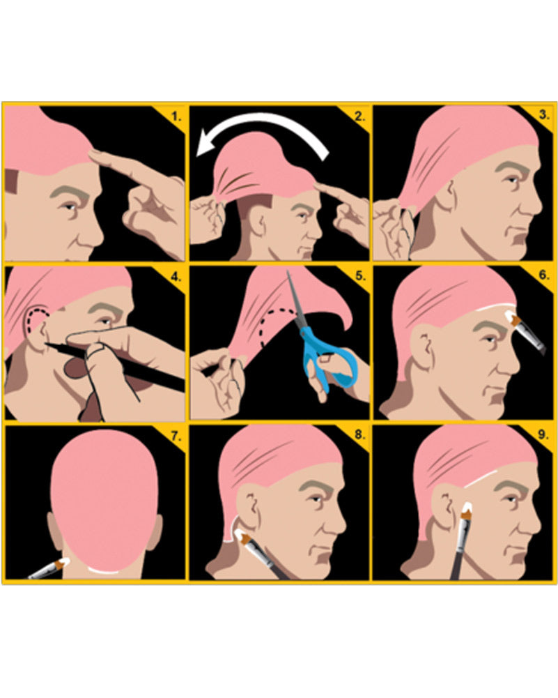 Black Label Blush Pink Bald Cap