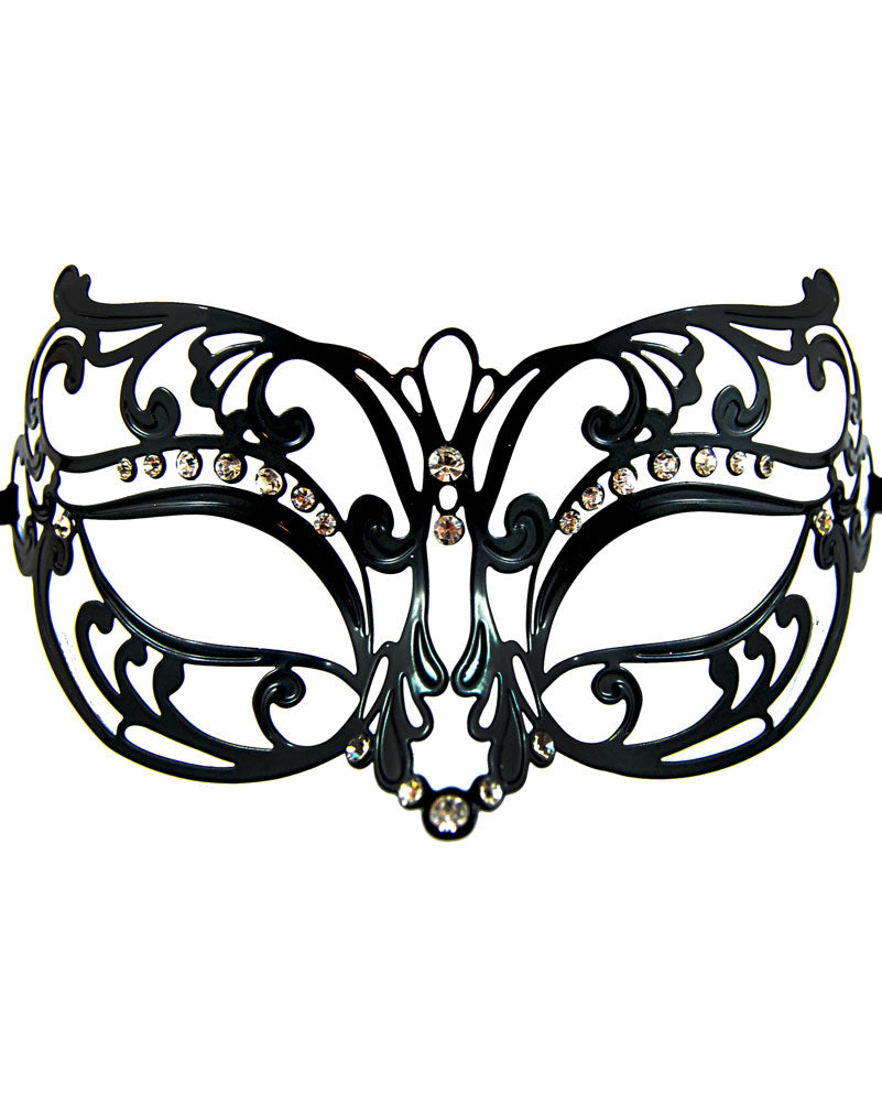 Black Metal Masquerade Mask