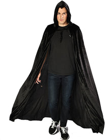 Black Velvet Deluxe Adults Halloween Cape
