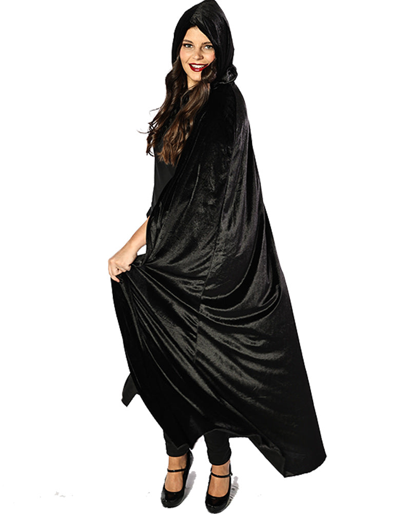Black Velvet Deluxe Adults Cape