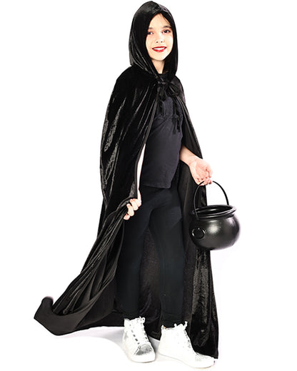 Black Velvet Deluxe Kids Cape