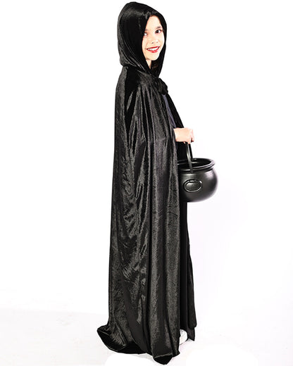 Black Velvet Deluxe Kids Cape
