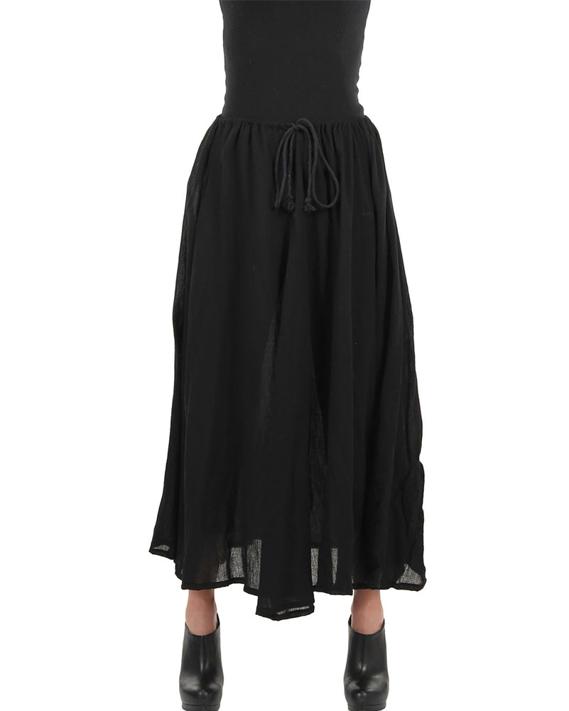 Black Pirate Parachute Skirt