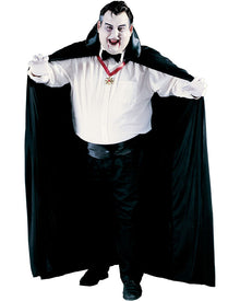 Big and Tall Black Plus Size Adult Cape