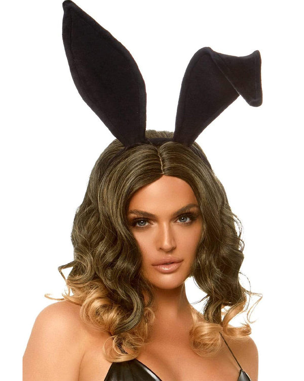 Black Velvet Bunny Ears