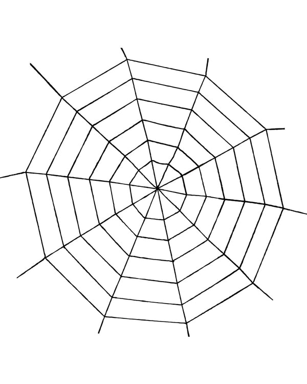 Black Widow Rope Spider Web 1.5m