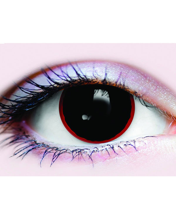 Blackout Primal 14mm Black and Red Contact Lenses
