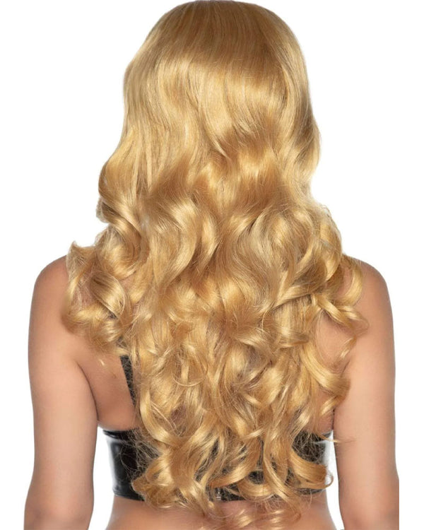 Braided Maiden Long Curly Blonde Wig