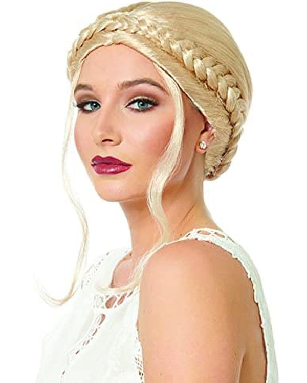 Milkmaid Short Blonde Wig
