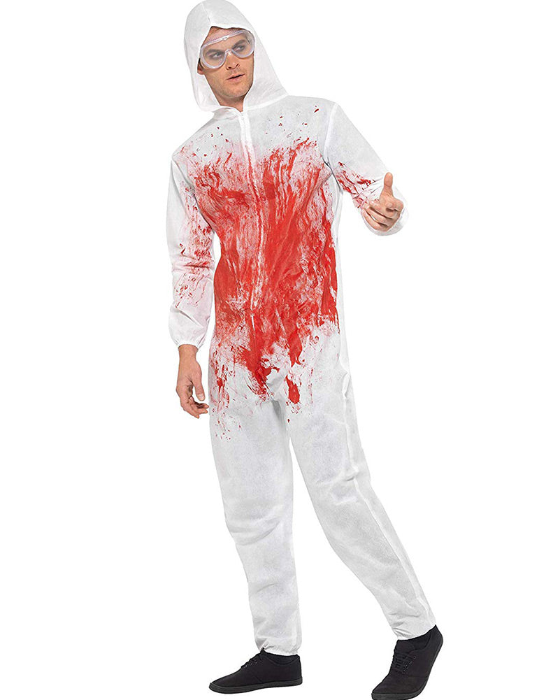 Bloody Forensic Overalls Adult Costume