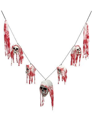 Bloody Skull Garland 1.8m