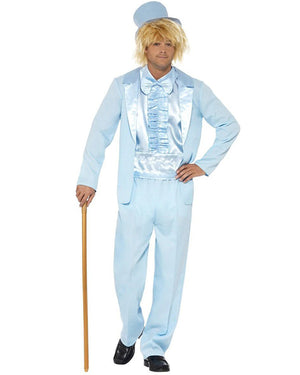 Blue 90s Stupid Tuxedo Mens Costume